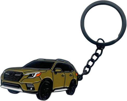Car Keychain for FORESTER Accessories Metal Enamel Key Chain Ring 3D Model car Key chain in Saudi Arabia