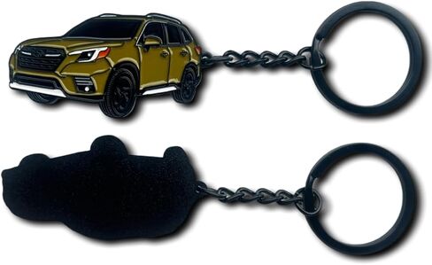 Car Keychain for FORESTER Accessories Metal Enamel Key Chain Ring 3D Model car Key chain in Saudi Arabia