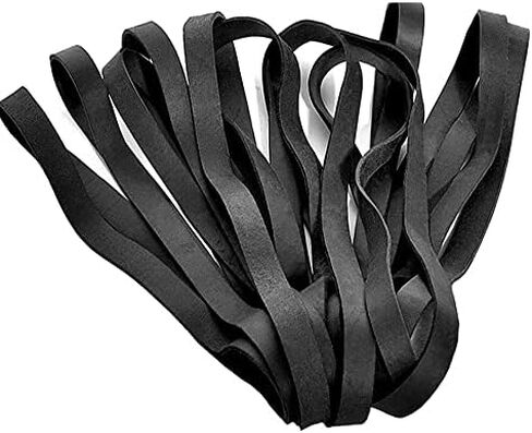 20 قطعة من الأربطة المطاطية السوداء الكبيرة السميكة، أربطة مطاطية عالية المرونة ومتعددة الأغراض، أربطة مقاومة للحرارة والأشعة فوق البنفسجية شديدة التحمل لسلة المهملات وصيد الأسماك والمكتب والمنزل والبنك ومجلدات الملفات in Kuwait