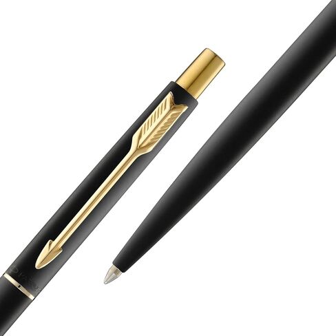 Parker Classic Matte Black Gold Trim Ball Pen in Saudi Arabia