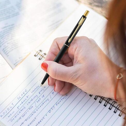 Parker Classic Matte Black Gold Trim Ball Pen in Saudi Arabia