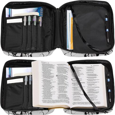 Coldinair Cool Soccer Print Bible Cover for Kids,Carrying Book Case Church Bag Bible Holder with Handle and Zippered Pocket in Saudi Arabia