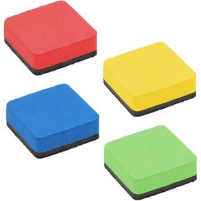 4 عبوات من ممحاة المسح الجاف، وسادات تنظيف السبورة البيضاء، ممسحات صغيرة، لوازم مسح أقلام التحديد الملونة للفصول الدراسية، المكتب، زجاج السبورة البيضاء، المعلم، المنزل، الأطفال، الطلاب in Kuwait