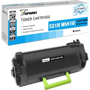 521H 52D1H00 Compatible Toner Cartridge High Capacity 25000 Pages Black for Lexmark Printers MS710 MS710n MS710dn MS711 MS711dn MS810 MS810de ms810dn MS811 MS810N MS811dn MS812 MS812de ms812dn