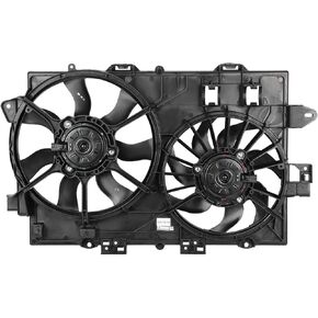 DNA MOTORING OEM-RF-0167 Factory Style Radiator Cooling Fan Assembly Cooling Efficiency Improved Direct Replacement [Compatible with 2006-2008 Equinox / 2006-2008 Torrent]
