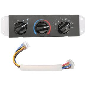 AC Heater Climate Control Panel HVAC Control Module Switch Compatible with 1999-2004 Wrangler TJ 55037473AB BL101 HS-373