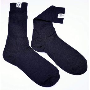 RaceQuip Socks SFI 3.3 Fire Retardant FR Black