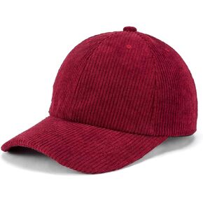 Unisex Corduroy Baseball Hat for Women and Men, Vintage Everyday Baseball Cap with Adjustable Metal Buckle, Low Profile