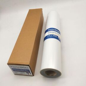VortriDino Silk Screen Printing Film 17"x100ft Waterproof Inkjet Milky Transparency Film for Silk Screen Printing