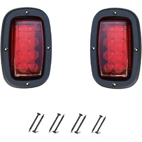 Golf Cart Taillight for Club Car DS 12V Replace Rear Light Kit for Club Car DS 1993- up,Yamaha G14 G16 G19 G22 Golf Cart Brake Light