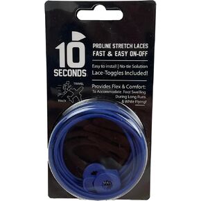 10 Seconds - Elastic-Laces: No-tie laces, Athletic, Running and Triathlon Laces, stretch Fit Comfort, All Ages and Athletes