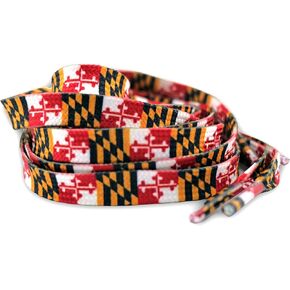 PinMaze Maryland State Flag Shoelaces - MD State Flags Shoelaces