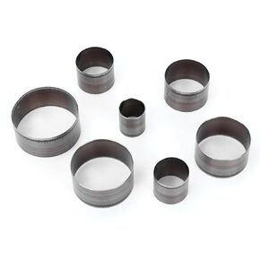 Leather Die Puncher Set, 7 Pcs Leather Punching Tool Circular Puncher Punch Die, Round Cutting Die Punching Die Set for DIY Leather Treatment, 20mm 25mm 30mm 35mm 40mm 45mm 50mm