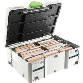 Festool 498205 XL 12/14mm Domino Tenon Assortment, Gray