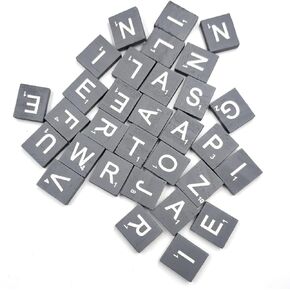 EXCEART Christmas Decor Large Letters Nativity Crafts Wood Letter Tiles Letters Wood Tiles Letters Chips Wood Letters Replacement Crossword Game Tiles Nativity Decor Chip Board Dining Table Decor