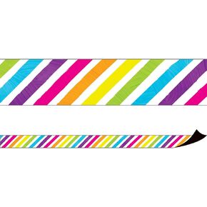 Teacher Created Resources Brights 4Ever Stripes Magnetic Border