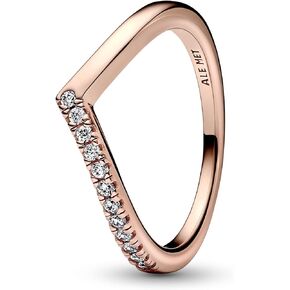 PANDORA Anillo Timeless 182394C01-52 Deseo mitad