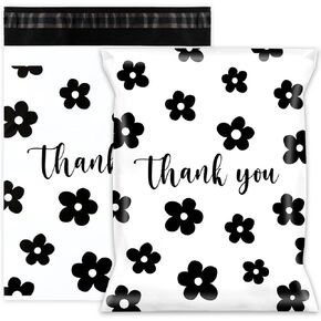 Whaline 100Pcs Cow Print Poly Mailer 10 x 13 Inch Black Brown Tear-Resistant Mailing Bags with Self-Seal Highland Cow Deliver Envelopes Waterproof Packaging Bags for Small Business Packing Moving