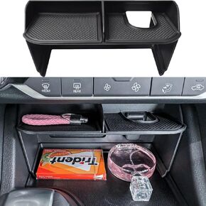 TACOBRO Center Console Tray Compatible with Nissan Sentra 2020 2021 2022 2023 2024 2025 Accessories Armrest Box Insert Organizer Secondary Storage Compartment ABS Material