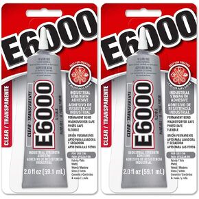 E6000 Craft Adhesive, 2 fl oz Clear -- Pack of 2