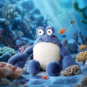RECUR Plush Callinectes Sapidus Crab Weighted Stuffed Animal,Soft Plushie,12 Inches