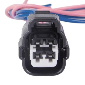 4Pins Oxygen O2 Sensor Connector Pigtail Plug Wiring Harness Compatible with Toyota Subaru Scion Replacement 9098010869