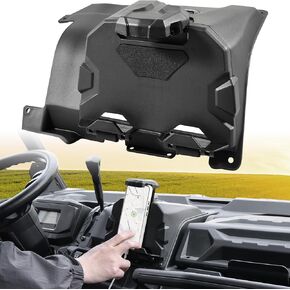 SAUTVS Tablet Phone Device Holder for Can Am Defender, Electronic Device GPS Mount Phone Tablet Holder with Extra Storage Box for Can-Am Defender HD9 MAX 2022-2025 Accessories
