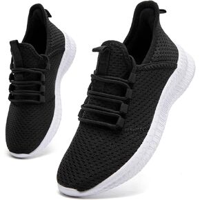QIJGS Running Shoes for Women Walking Shoe Tennis Casual Lightweight Sneakers Lace Up