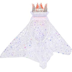 Birthday Crown for Girls， Happy Birthday Crown for Women， Princess Crown for Girls， Birthday Girl Crown hat.