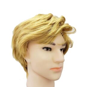 Funny Blonde Hair Wig For Adults Mens Hair Halloween Cosplay Party Costume Wig