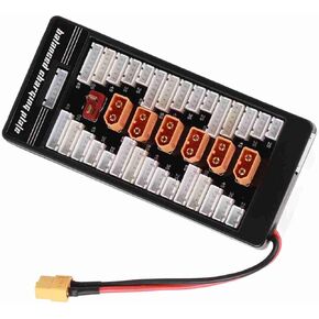 Parallel Charging Board, XT60 Plug Multi 2S‑6S Lipo Parallel Balanced Charging Board RC Battery Charger Accessory for B6AC A6 720i