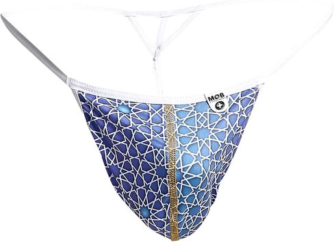 MALEBASICS MOB Hipster Comics T Thong Print MUSIC and Wow in Kuwait