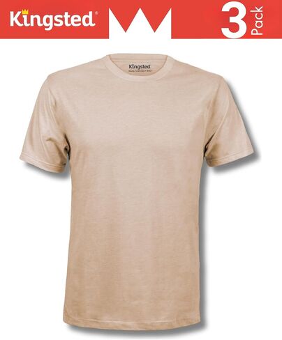 Kingsted T-Shirts for Men Pack - Royally Comfortable - Super Soft Premium Fabric - Well-Crafted Classic Tee in Saudi Arabia
