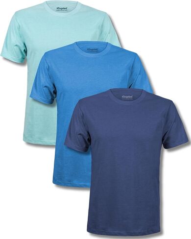 Kingsted T-Shirts for Men Pack - Royally Comfortable - Super Soft Premium Fabric - Well-Crafted Classic Tee in Saudi Arabia