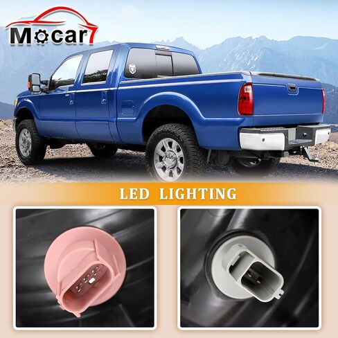 ضوء خلفي متوافق مع Ford F250 F350 Super Duty 2008-2016 مصابيح الفرامل الخلفية للركاب الأيمن تحل محل BC3Z13404A in Saudi Arabia