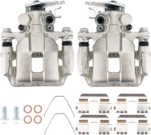 Torchbeam 2PCS Rear Driver and Passenger Side Brake Caliper For Honda for 2013-2017 Accord, Disc Brake Caliper Assembly with Bracket Replace # 19B7097+19B7096 in Saudi Arabia