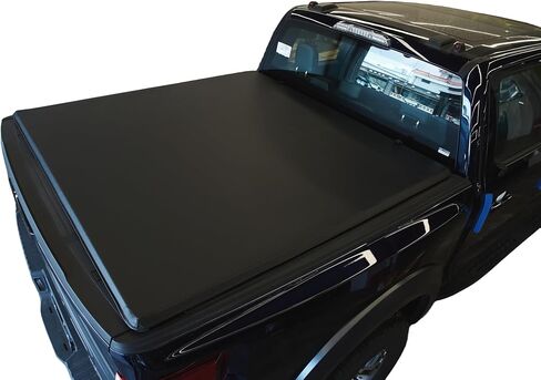 غطاء تونيو ناعم قابل للطي متوافق مع 2004-2014 Ford F150 Styleside (باستثناء Flareside) سرير قصير، 2006-2008 Lincoln Mark LT Bed 6.5FT Bed.HR2003 in Kuwait