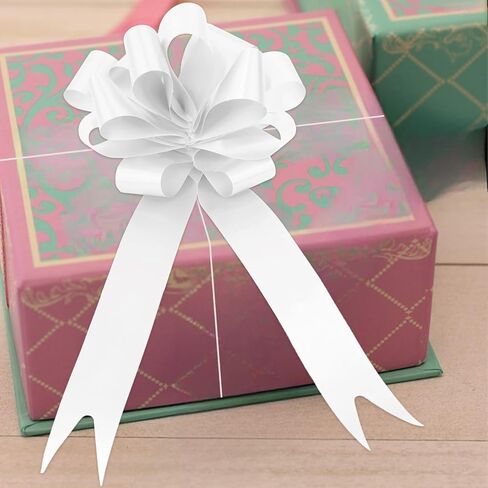 30 قطعة من أقواس السحب، قوس لتغليف الهدايا، وأقواس سحب لسلال الزفاف وعيد الحب وأقواس شريطية لعيد الميلاد لتغليف الصناديق أو زينة الزهور in Kuwait