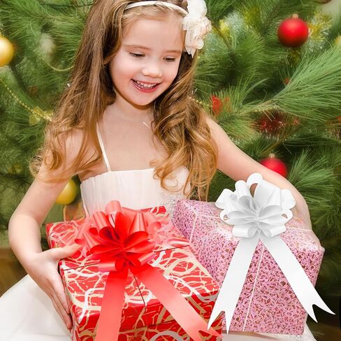 30 قطعة من أقواس السحب، قوس لتغليف الهدايا، وأقواس سحب لسلال الزفاف وعيد الحب وأقواس شريطية لعيد الميلاد لتغليف الصناديق أو زينة الزهور in Kuwait