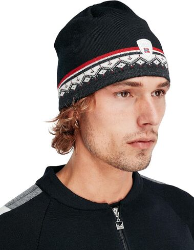 قبعة ديل أوف نورواي موريتز - قبعة صغيرة من صوف ميرينو - قبعات شتوية للرجال والنساء in Kuwait