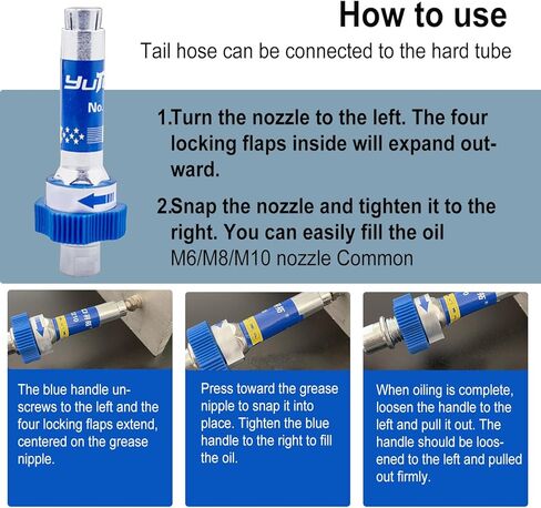 مقرنة الشحوم ذات الضغط العالي، ملحقات تركيبات مسدس الشحوم للخدمة الشاقة، فوهات محول الشحوم من نوع مشبك القفل السريع للخدمة الشاقة تناسب جميع خرطوم مسدسات الشحوم بسرعة القفل والإفراج - الجيل العاشر in Kuwait