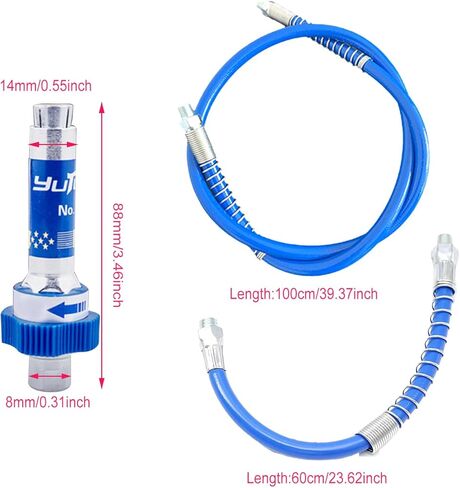 مقرنة الشحوم ذات الضغط العالي، ملحقات تركيبات مسدس الشحوم للخدمة الشاقة، فوهات محول الشحوم من نوع مشبك القفل السريع للخدمة الشاقة تناسب جميع خرطوم مسدسات الشحوم بسرعة القفل والإفراج - الجيل العاشر in Kuwait