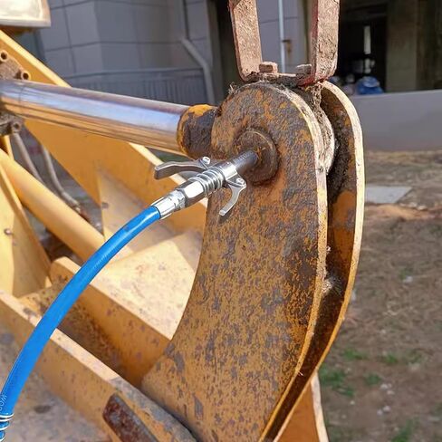 مقرنة الشحوم ذات الضغط العالي، ملحقات تركيبات مسدس الشحوم للخدمة الشاقة، فوهات محول الشحوم من نوع مشبك القفل السريع للخدمة الشاقة تناسب جميع خرطوم مسدسات الشحوم بسرعة القفل والإفراج - الجيل العاشر in Kuwait