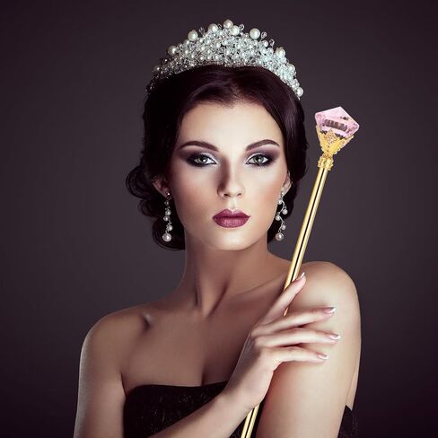 Snowflake Fairy Princess Wands Crystal Magic Wand for Pageant Party Birthday in Saudi Arabia