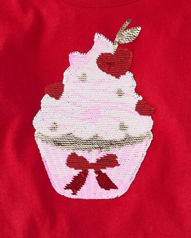 The Children's Place Girls' Long Sleeve Graphic Top with Back Detail in Saudi Arabia