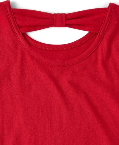 The Children's Place Girls' Long Sleeve Graphic Top with Back Detail in Saudi Arabia