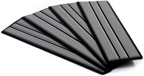 SeaDek Step Kits - رغوة ممزوجة من PE/EVA بسمك 6 مم - قطع قابلة للتخصيص - تصميم موجه من خشب الساج الصناعي - تركيب سهل بالتقشير واللصق in Kuwait