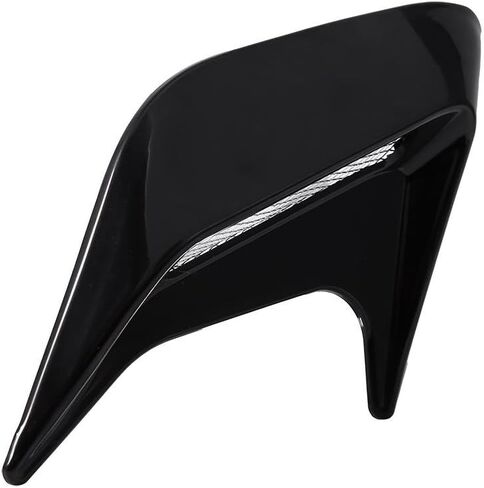 Air Intake Scoop Bonnet Vent Cover Hood,Universal 2x Car Decorative Air Scoop Intake Hood Vent Bonnet (Black) in Saudi Arabia
