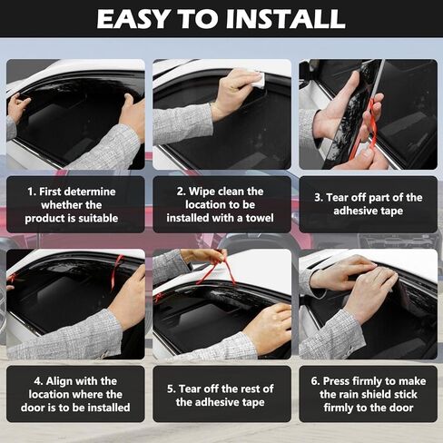 حراس المطر في القناة لشيفي كولورادو/جي إم سي كانيون 2023 2024، أقنعة تنفيس الرياح أقنعة النافذة الجانبية حراس المطر المتوافقة مع ملحقات شيفروليه كولورادو/جي إم سي كانيون in Kuwait