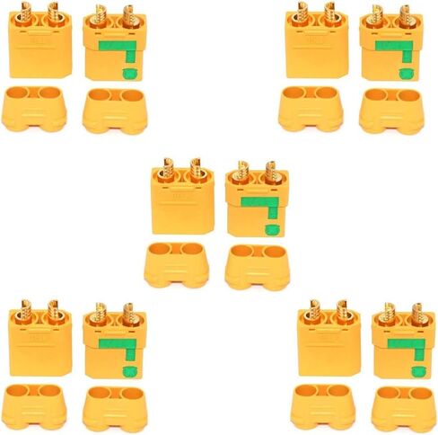 Imax B6 B6AC شاحن RC XT90S مع غطاء ذكر أنثى موصلات المقابس 5 أزواج in Kuwait